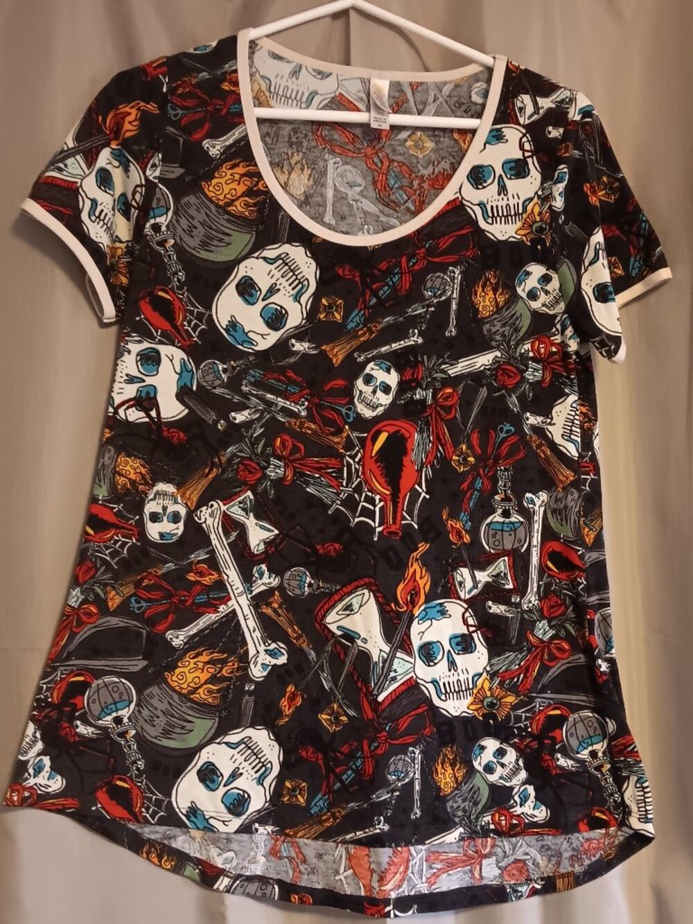 LLR Halloween Skulls XS Classic T